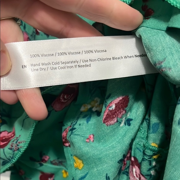 NWT Lottie and Holly Floral Green Dress - Picture 5 of 6